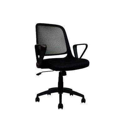 SILLA DE OFICINA CAMBERRA NEGRO GIRATORIA