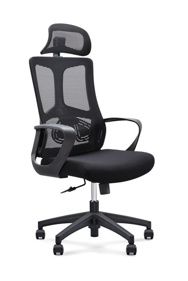 SILLA LAMPADIA C/CABEZ NEGRO GIRATORIA