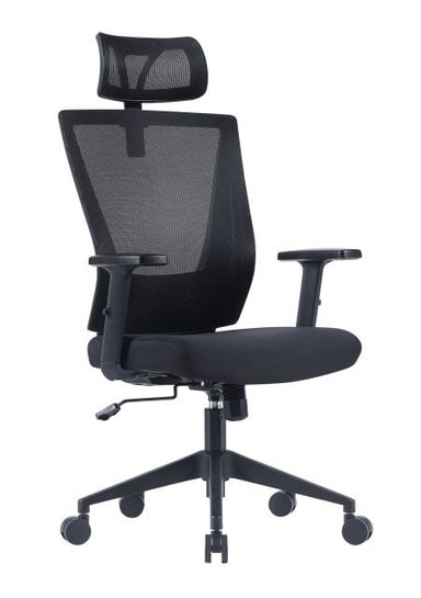 SILLA TILSON C/CABEZAL NEGRO GIRATORIA