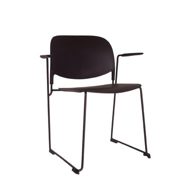 SILLA DE COMEDOR STACK CB NEGRO