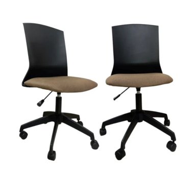 SILLA MORELIA NEGRO/BEIGE GIRATORIA