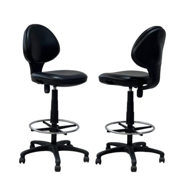 SILLA FOCUS NEGRO TAPIZADO GIRATORIA CAJERO