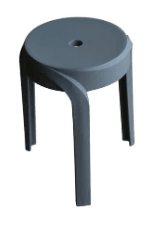 SILLA DE COMEDOR  VIS GRIS