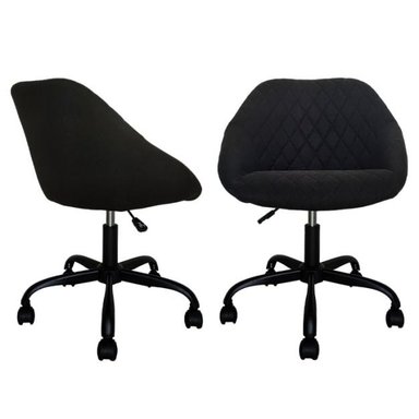 SILLA BREST GIRATORIA NEGRO - 1