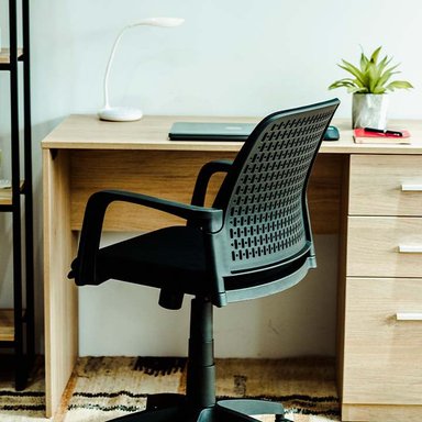 SILLA JACA NEGRA GIRATORIA - 5