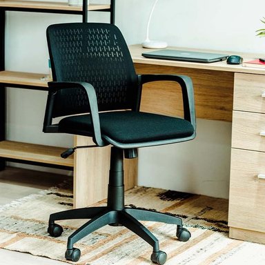 SILLA JACA NEGRA GIRATORIA - 6