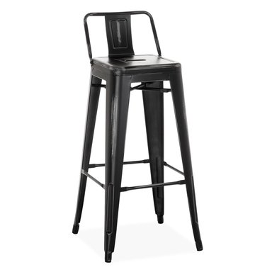 BANCO VINTAGE CON ESPALDAR H77 CM - 1