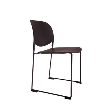 SILLA DE COMEDOR STACK NEGRO - 1