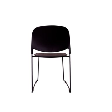 SILLA DE COMEDOR STACK NEGRO - 2