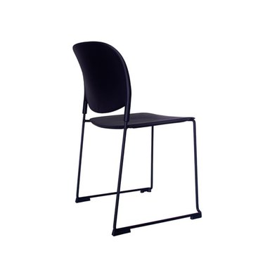 SILLA DE COMEDOR STACK NEGRO - 3