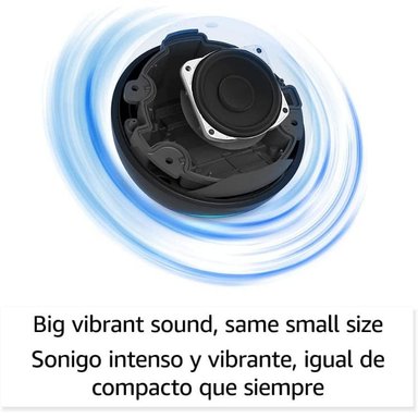 ASISTENTE DE VOZ AMAZON ECHO DOT 5TH GEN PARLANTE ALEXA CARBON - 4