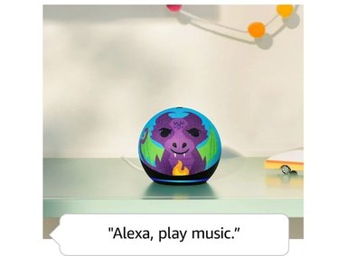 ASISTENTE DE VOZ AMAZON ECHO DOT KIDS 5TH GEN PARLANTE ALEXA DRAGON - 4