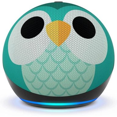 ASISTENTE DE VOZ AMAZON ECHO DOT KIDS 5TH GEN PARLANTE ALEXA BUHO - 1