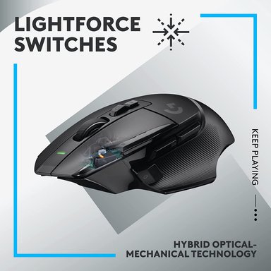 MOUSE GAMER INALÁMBRICO LOGITECH G NEGRO RATÓN 502 LIGHTSPEED - 2