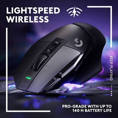 MOUSE GAMER INALÁMBRICO LOGITECH G NEGRO RATÓN 502 LIGHTSPEED - 3