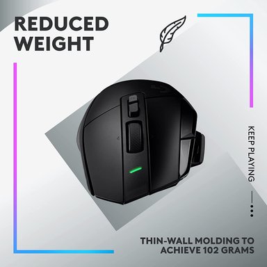 MOUSE GAMER INALÁMBRICO LOGITECH G NEGRO RATÓN 502 LIGHTSPEED - 6