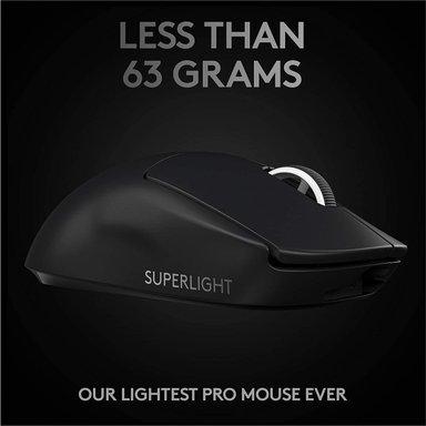 MOUSE GAMER LOGITECH G PRO X NEGRO SUPERLIGHT - 3