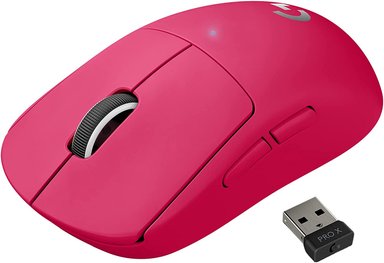 MOUSE GAMER LOGITECH G MAGENTA PRO X SUPERLIGHT - 1