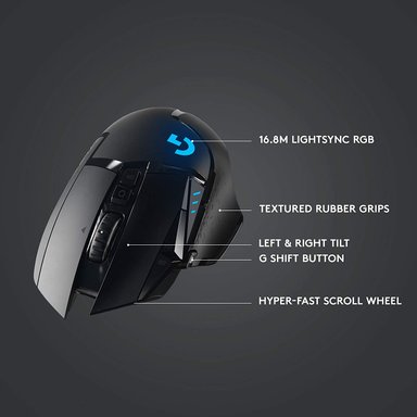 RATÓN LOGITECH G INALÁMBRICO 502 LIGHTSPEED - 5