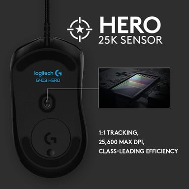 MOUSE LOGITECH G 403 HERO 25K - 2