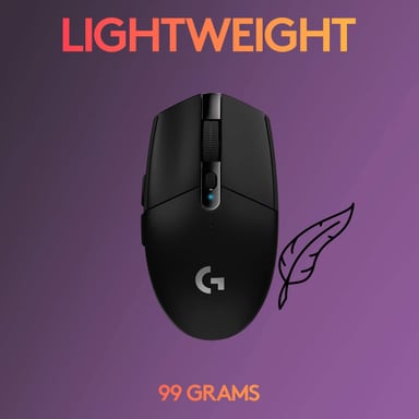 MOUSE GAMER LOGITECH G NEGRO - 5