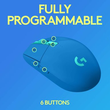 LOGITECH G305 LIGHTSPEED WIRELESS | AZUL - 6
