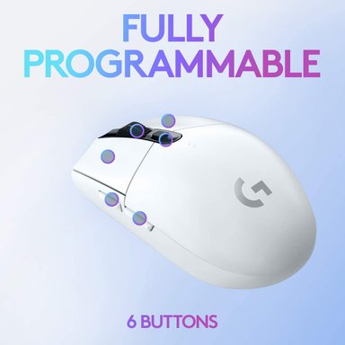 MOUSE GAMER LOGITECH G BLANCO - 6