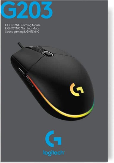 MOUSE LOGITECH G 203 RGB - 6