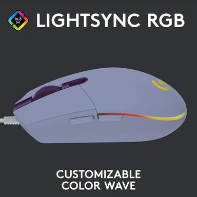 MOUSE LOGITECH G 203 RGB - 2
