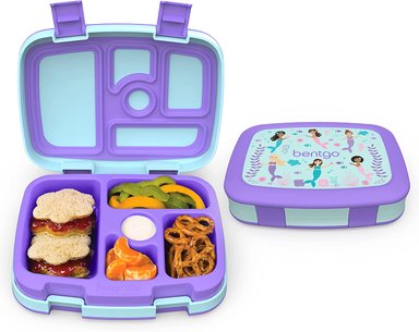 LONCHERA BENTGO KIDS PRINTS INFANTIL A PRUEBA DE FUGAS MORADO