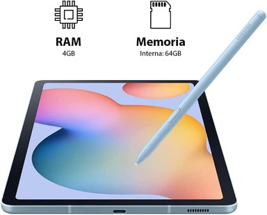 TABLET SAMSUNG GALAXY 10.4" 64GB TAB S6 LITE + S PEN INCLUIDO AZUL - 3