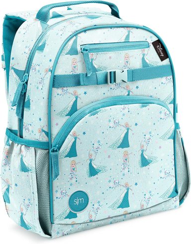 MOCHILA SIMPLE MODERN FROZEN: COPO DE NIEVE DE ELSA CON DISEÑO DE DISNEY PARA NIÑAS Y NIÑOS PEQUEÑOS Y ESCOLARES