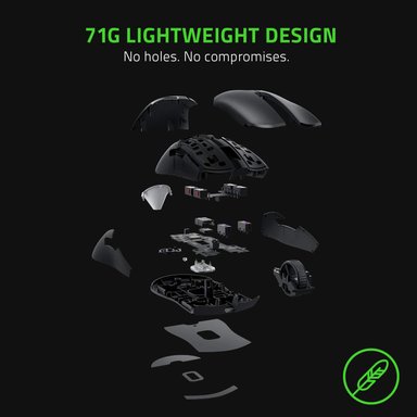 MOUSE GAMER INALÁMBRICO RAZER NEGRO VIPER SENSOR ÓPTICO DPI ENTRADA MÁS RÁPIDA - 6