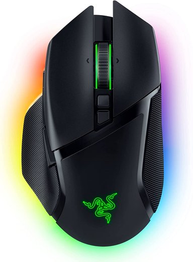 MOUSE GAMER INALÁMBRICO RAZER NEGRO BASILISK V3 PRO JUEGOS PERSONALIZABLE - 1