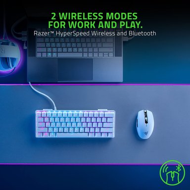 MOUSE GAMER INALÁMBRICO RAZER BLANCO OROCHI V2 SENSOR ÓPTICO AVANZADO 5G 18K DPI - 2