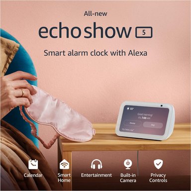 PARLANTE INTELIGENTE AMAZON ECHO SHOW 5 | BLANCO GLACIAR - 1