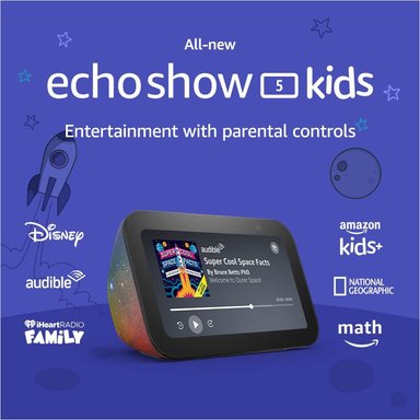 ASISTENTE VOZ ECHO SHOW 5 3ERA GEN PANTALLA CON ALEXA, GALAXIA - 1