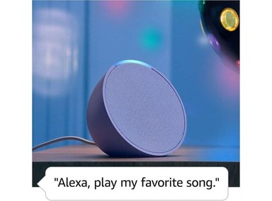 ASISTENTE DE VOZ AMAZON ECHO POP PARLANTE ALEXA VERDE AZULADO - 3