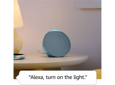 ASISTENTE DE VOZ AMAZON ECHO POP PARLANTE ALEXA VERDE AZULADO - 4