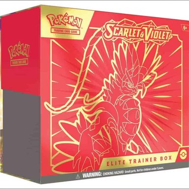 JUEGO POKÉMON TCG: SCARLET Y VIOLET ELITE TRAINER BOX (COLOR ALEATORIO)