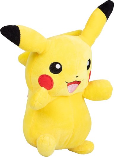 PELUCHE POKÉMON PIKACHU DE 8 PULGADAS, CON LICENCIA OFICIAL, JUGUETE DE PELUCHE SUAVE Y DE CALIDAD, GENERACIÓN UNO - 2
