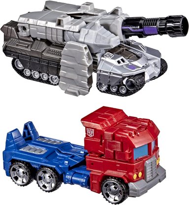TRANSFORMERS TOYS HEROES AND VILLAINS OPTIMUS PRIME Y MEGATRON DE 2 FIGURAS DE ACCIÓN, 7 PULGADAS - 2