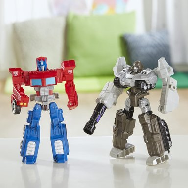 TRANSFORMERS TOYS HEROES AND VILLAINS OPTIMUS PRIME Y MEGATRON DE 2 FIGURAS DE ACCIÓN, 7 PULGADAS - 4