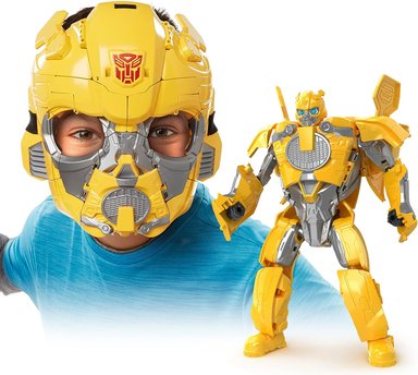 TRANSFORMERS TOYS RISE OF THE BEASTS MOVIE BUMBLEBEE 2 EN 1 QUE CONVIERTE LA FIGURA DE ACCIÓN DE MÁSCARA DE JUEGO DE ROL - 1