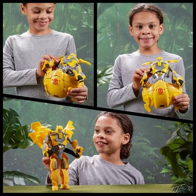 TRANSFORMERS TOYS RISE OF THE BEASTS MOVIE BUMBLEBEE 2 EN 1 QUE CONVIERTE LA FIGURA DE ACCIÓN DE MÁSCARA DE JUEGO DE ROL - 5