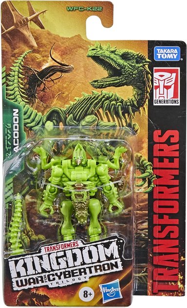 FIGURA ACCIÓN TRANSFORMERS TOYS GENERATIONS WAR FOR CYBERTRON: KINGDOM CORE CLASS WFC-K22 DRACODON - 4