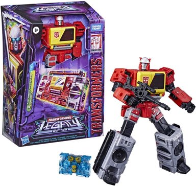 FIGURA TRANSFORMERS TOYS GENERATIONS LEGACY VOYAGER AUTOBOT BLASTER Y EJECT DE ACCIÓN - 3