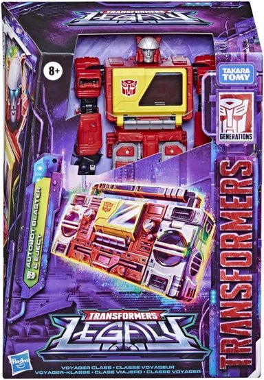 FIGURA TRANSFORMERS TOYS GENERATIONS LEGACY VOYAGER AUTOBOT BLASTER Y EJECT DE ACCIÓN - 4