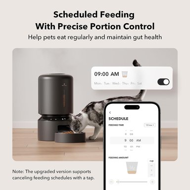 DISPENSADOR AUTOMÁTICO ALIMENTO WIFI 5G CON CONTROL APLICACIÓN SENSOR 10S LLAMADA NEGRO 5 LT PETLIBRO - 3