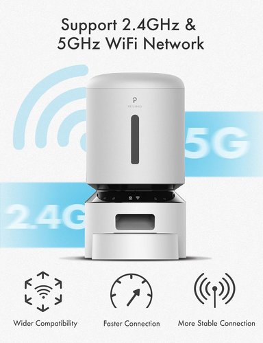DISPENSADOR AUTOMÁTICO ALIMENTOSWIFI 5G CON CONTROL APLICACIÓN SENSOR 10S LLAMADA 5 LT PETLIBRO - 2